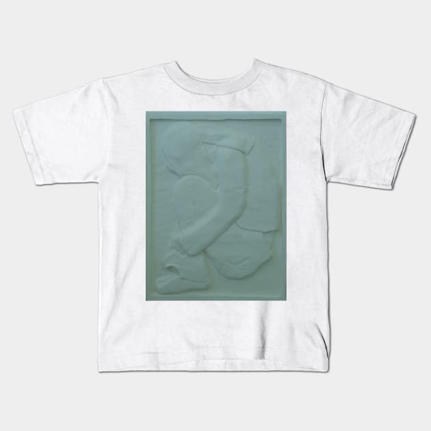 Louise in Relief Kids T-Shirt by Colin-Bentham